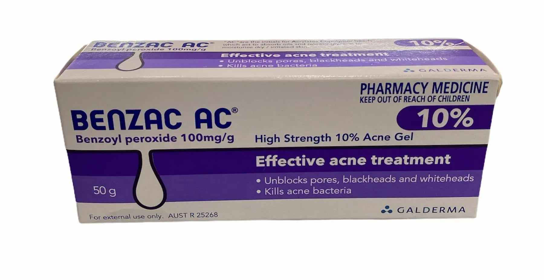 Benzac AC High Strength 10% Acne Gel - Skin Plus Compounding Pharmacy